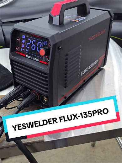 im very impressed in how well this 110v fluxcore welder performs FLUX-135PRO #welding #welder #weldernation #fabrication #tiktokshopcreatorpicks @YesWelder Store @YesWelder