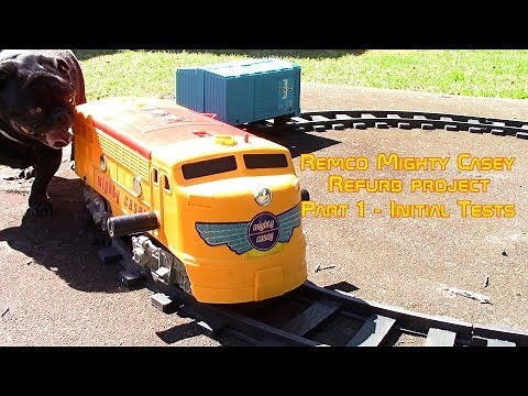 Remco Mighty Casey Refurb Project Part 1 - Initial tests
