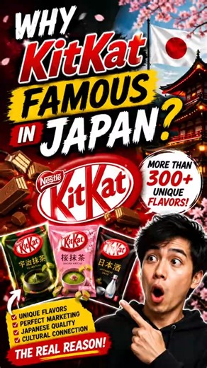 🔥“Why KitKat Is So Famous In Japan? 🇯🇵🍫”|#shorts #viral