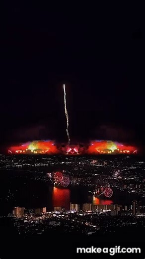 "✨ Spectacular New Year Fireworks 2025 🎆 #HappyNewYear #Fireworks2025" on Make a GIF