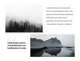 Beautiful nature landscape  - Html Code Example by Nicepage