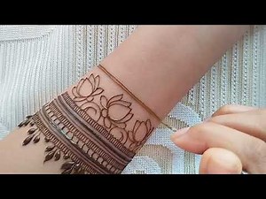 Full hand mehndi design | Bridal mehndi design |Lotus mehndi design fronthand | Dulhan mehndi design