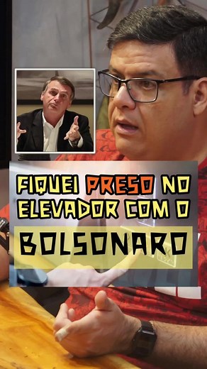 O que você falaria para Bolsonaro se ficasse preso com ele dentro de um elevador por 3 minutos? 🚨 Isso aconteceu com o apresentador @cacabarbosatv. Mas na verdade o bate papo deles aconteceu posteriormente, emuma entrevista. O presidente respondeu tudo que lhe foi perguntado, mesmo Julian Lemos tendo ficado chateado com as indagações. O papo com Cacá foi cheio de histórias inusitadas que vale à pena serem ouvidas! Corre lá no YouTube e confere esse cast completo! 🌵🎙 #bolsonaro #presidente #en