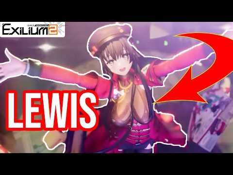 [Girls' Frontline 2] Lewis Animations & Dorm Interactions Showcase