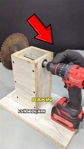 Transform your drill into a bench saw! 🪚✨