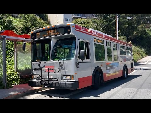Retired | SF MUNI 2007 Orion VII HEV #8511 on 37 Corbett