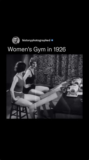 1.5K views · 718 reactions | This clip from 1926 offers a rare look at early women’s gym routines, including vibrating belt machines once thought to melt away fat. In the roaring ’20s, women’s fitness took off alongside a cultural wave of independence and empowerment. Via:: British Pathé archive | History In Pictures | Facebook