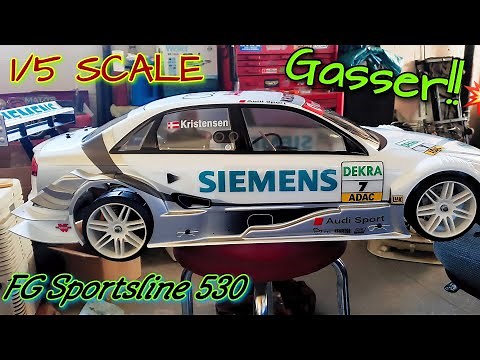 FG Sportsline 4wd 530 Audi A4 -My First On Road 1/5 Scale ⛽ Gasser