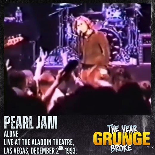 41K views · 2.2K reactions | PEARL JAM - Alone - Live at the Aladdin...