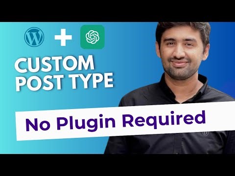 How to add custom post type in WordPress without plugin