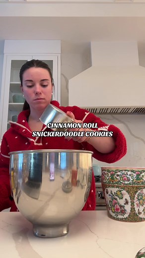 Cinnamon Roll Snickerdoodle Cookies for Super Bowl