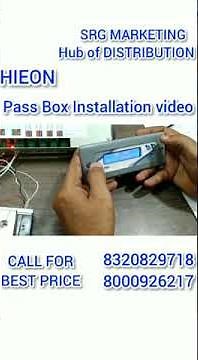 Pass Box Installation Video