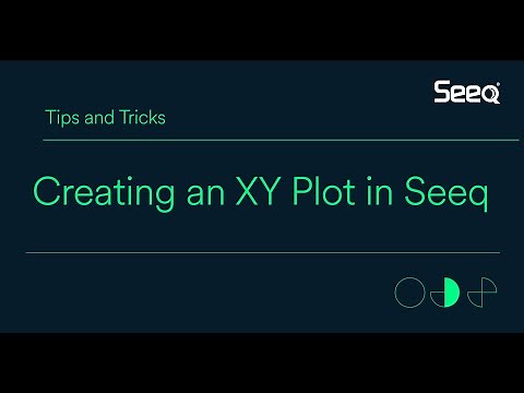 Creating an XY Plot in Seeq