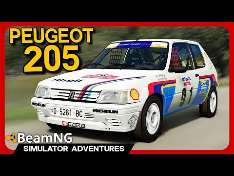 BeamNG: Peugeot 205 Mod UPDATE - MASSIVELY IMPROVED!