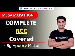 RCC KA MAHAKUMBH , EK VIDEO M POORI RCC , BY CONCRETE STRUCTURE EXPERT APOORV MITTAL | GATE 2021