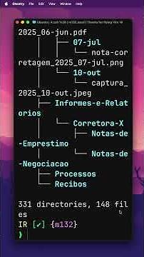 Copy the folder structure (without files) in 1 second in the terminal.