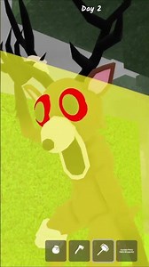 The deer is on its feet and now it's going to be very interesting. 99nights in the forest #roblox