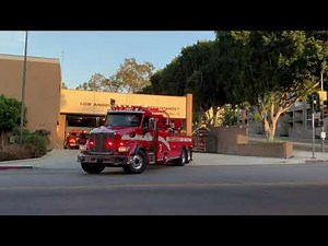 LAFD Heavy Rescue 3 (HR3) Responding