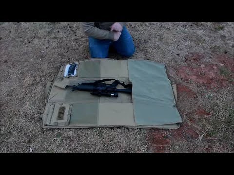 NCSTAR Rifle Case with Shooting mat and a Condor Shoulder Utility Bag