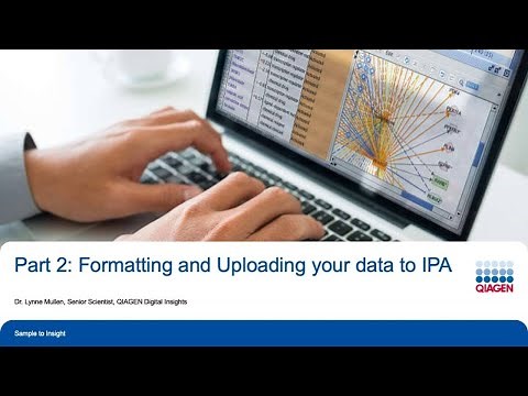 IPA Webinar: Part 2: Formatting and Uploading Your Dataset into IPA