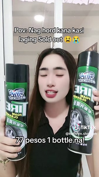 Tire Foam Cleaner for Just 77 Pesos!