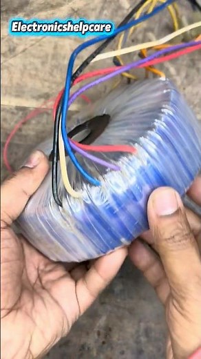 How to check amplifier transformer #electrical #experiment #electric #electrician #fans