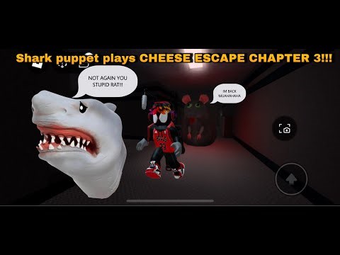 Shark Puppet plays CHEESE ESCAPE CHAPTER 3!!!