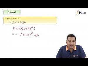 Calculus of Variation Type 1) Problem 2 - Calculus of Variation - Engineering Mathematics - 4