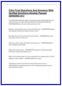 Cdm Final Questions And Answers With Verified Solutions Already Passed GRADED A 636x882