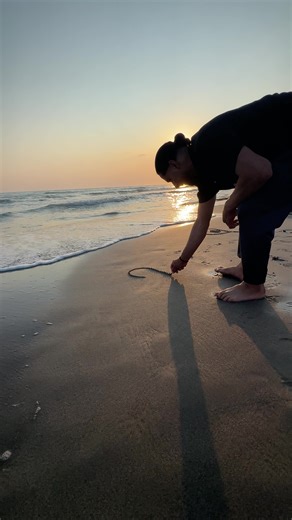 Expressing Love in Sand: I Love You Message