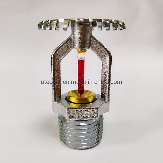 [Hot Item] Ut0004 Upright Fire Sprinkler for Sprinkler System, Chrome Plated