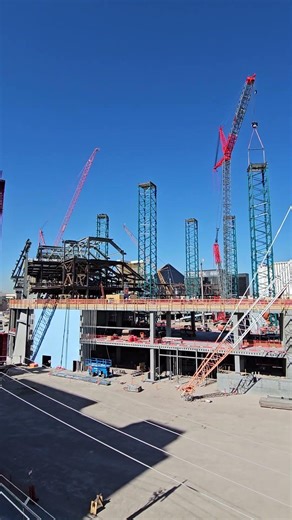 Las Vegas Athletics Ballpark construction May 11, 2026
