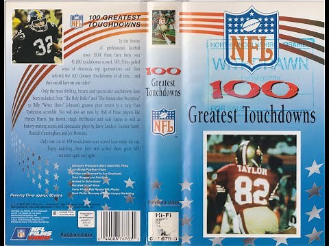 100 Greatest Touchdowns (1993 American Football VHS)