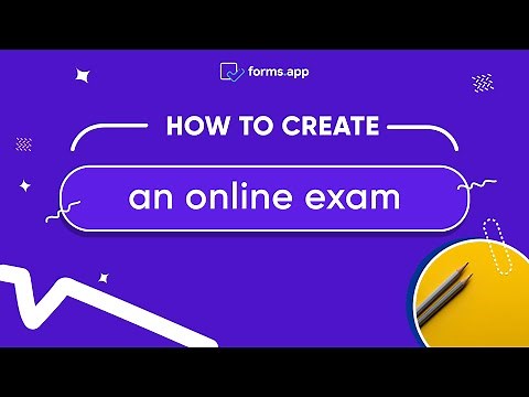 How to create an online exam
