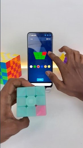 Cube solver apk with AI #shorts #youtubeshorts #trending