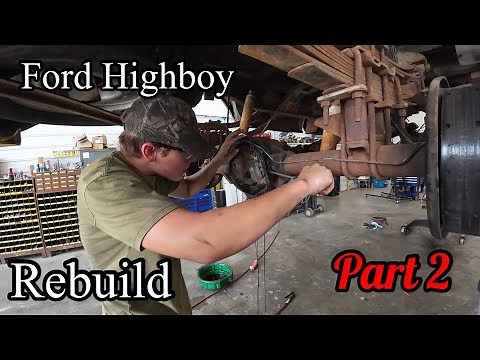 Ford F250 Highboy 460 engine tear down and chassis work, we found surprises 🤷‍♂️ in both!