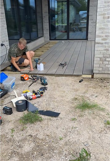 Terrasse projekt: Komposit planker til langvarig holdbarhed