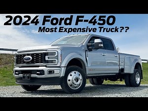 Most Expensive Truck?? 2024 Ford F-450 Platinum Review