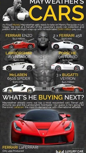 Floyd Mayweather’s Insane Garage: Hypercars & Million-Dollar Watches