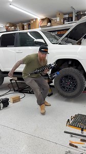 Here’s the Peak Suspension summit front suspension that I put on the 4Runner•These are adjustable and have it the lift I needed to fit the bigger wheels•The kit also comes with an upper control arm.•The ride from the previous shocks is night and day.Super smooth for daily driving and great articulation and handles the trails with ease!•Great part is these are aluminum so they won’t be rusting like other brands over a couple winters•After I torque with the GEARWRENCH Tools wrench I give a quick m