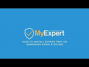 How To Install Bypass Tray On Sawgrass SG500 & SG1000 Printer