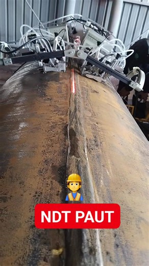 Method of NDT PAUT performance in longseam weld #edukasi #weld #ndt #paut #semuaorang #pengikut #semuaorang | Parulian Welding