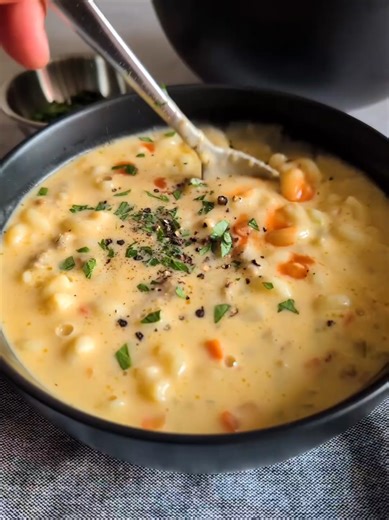 Delicious Mac and Cheese Soup Recipe