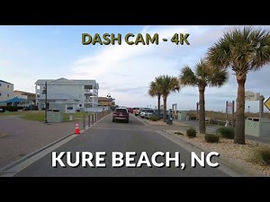 🚗 Drive through Kure Beach, North Carolina in 4K! 🌊