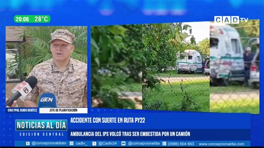 📺🔴 EN VIVO | NOTICIERO CENTRAL DE CAD TV 📅 VIERNES, 9 DE ENERO DEL 2026 📰 TITULARES: • ACCIDENTE CON SUERTE EN RUTA PY22 • AVANZA INVESTIGACIÓN POR ABIGEATO EN LORETO • RAPIÑAN Y QUEMAN VIVIENDA DE PRODUCTOR RURAL 👉🏻Podés vernos a través del Canal 24 - FIMAX 📌No te olvides de visitar nuestra página web www.concepcionaldia.com | CAD TV