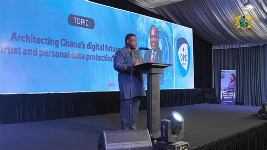 The National AI Strategy has been approved by Cabinet and will be launched in the next few weeks by His Excellency, President John Dramani Mahama. HON. SAMUEL NARTEY GEORGE (MP) @ the NATIONAL DATA PROTECTION CONFERENCE 2026 HELD ON THURSDAY, 26TH FEBRUARY, 2026 - ALISA HOTEL, NORTH RIDGE -ACCRA. @top fans | Ministry of Communication, Digital Technology and Innovations