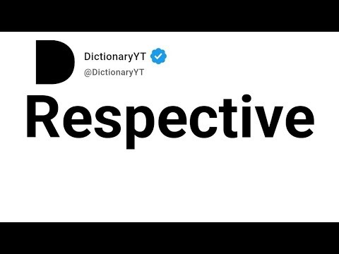 Respective Synonyms | Thesaurus | Similar Words