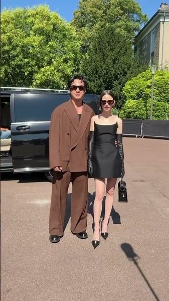 Hudson Williams Meets Lily Collins