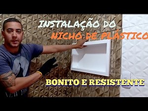 NICHO DE PLASTICO PARA BANHEIRO, BOM, BONITO E BARATO!