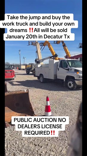 Public Auction for Work Trucks on January 20 in Decatur